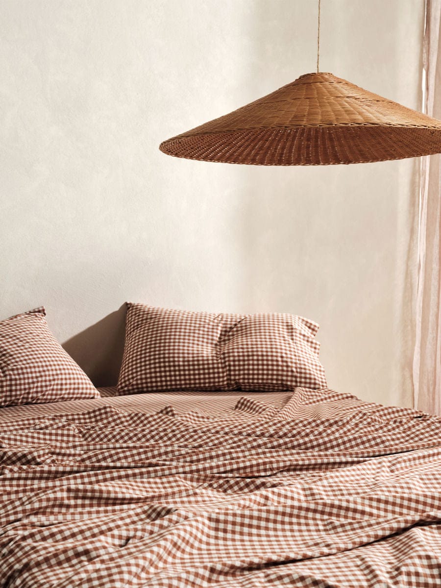 Linen House Bed Sheets LINEN HOUSE SPRINGSTEEN CINNAMON SHEET SET