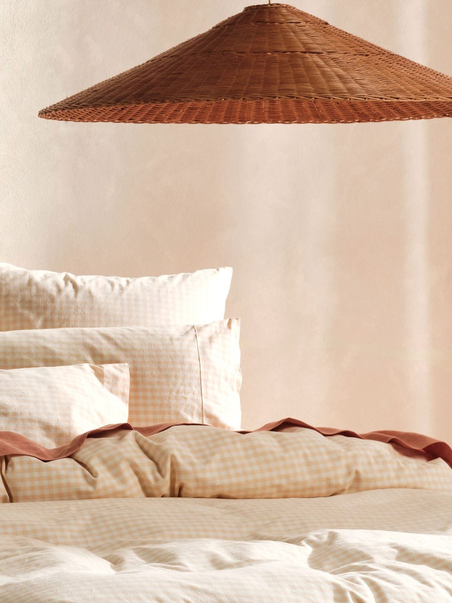 Linen House Quilt Cover LINEN HOUSE SPRINGSTEEN PEACH QUILT COVER SET