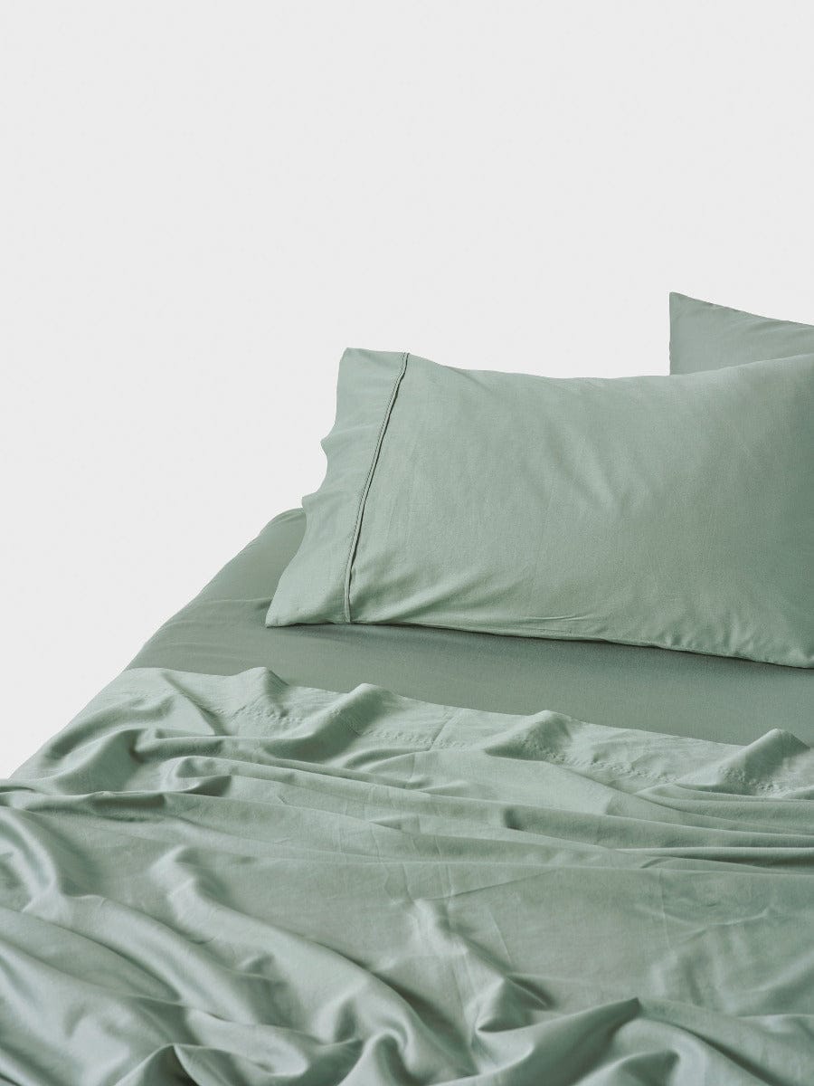 Linen House Bed Sheets LINEN HOUSE SURF WASH | SEA FOAM SHEET SET