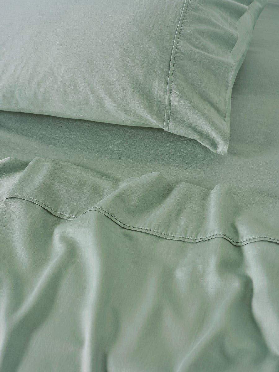 Linen House Bed Sheets LINEN HOUSE SURF WASH | SEA FOAM SHEET SET