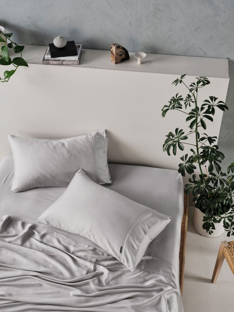 Linen House Bed Sheets LINEN HOUSE TENCEL SHEET SET - SILVER