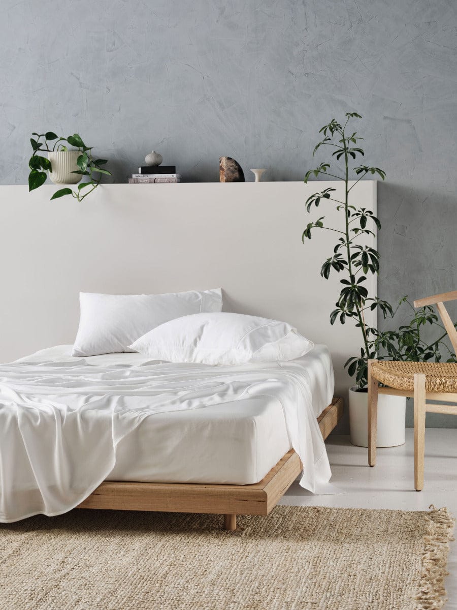 Linen House Bed Sheets LINEN HOUSE TENCEL SHEET SET - WHITE