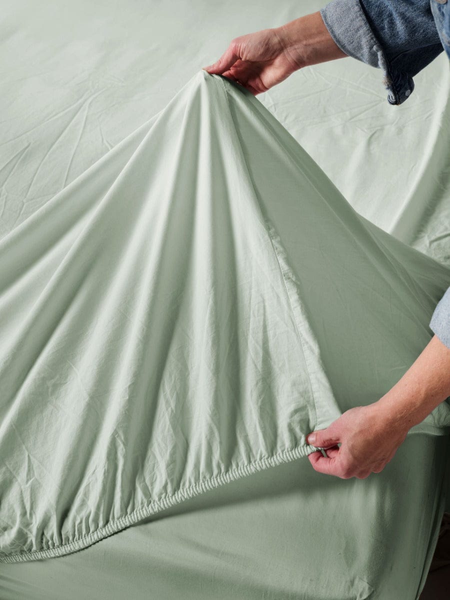 Linen House Bed Sheets LINEN HOUSE TERRA | JADE SHEET SET