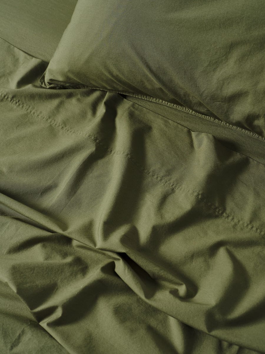 Linen House Bed Sheets LINEN HOUSE TERRA OLIVE SHEET SET