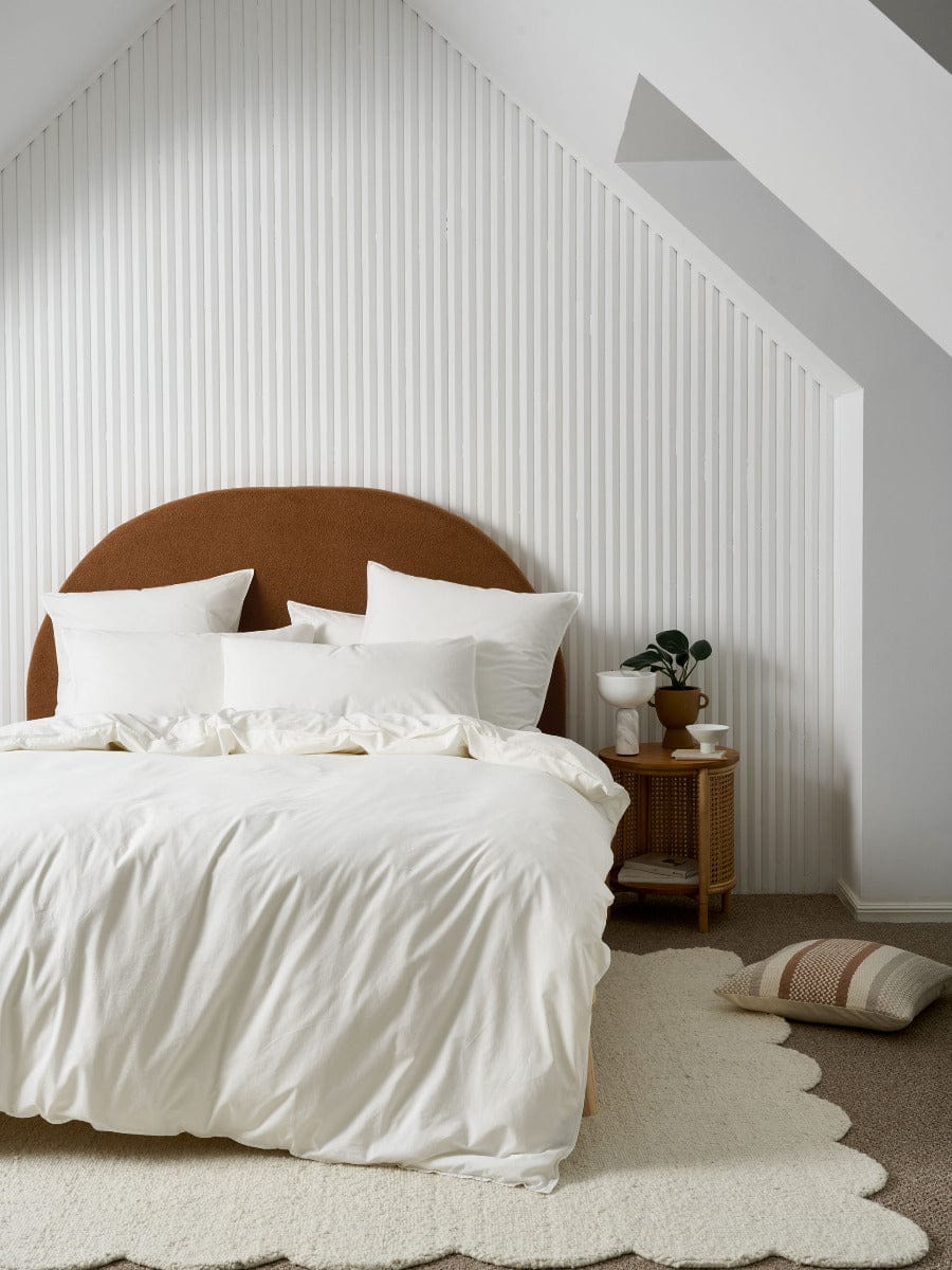 Linen House Quilt Cover LINEN HOUSE TERRA SNOW QUILT COVER SET