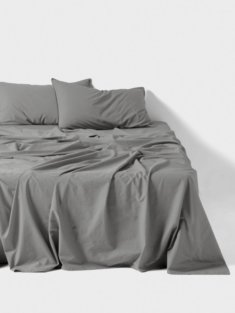 Linen House Bed Sheets LINEN HOUSE TERRA | STEEL SHEET SET