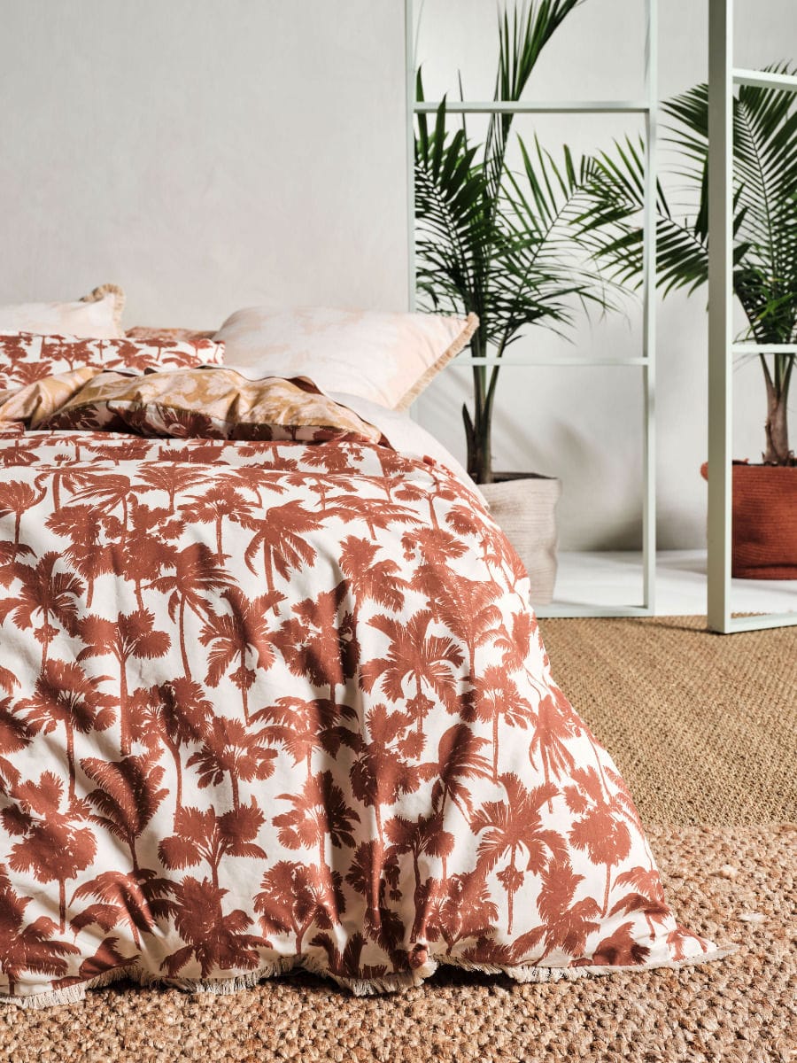 Linen House Quilt Cover LINEN HOUSE TOURELLES PAPRIKA QUILT COVER SET