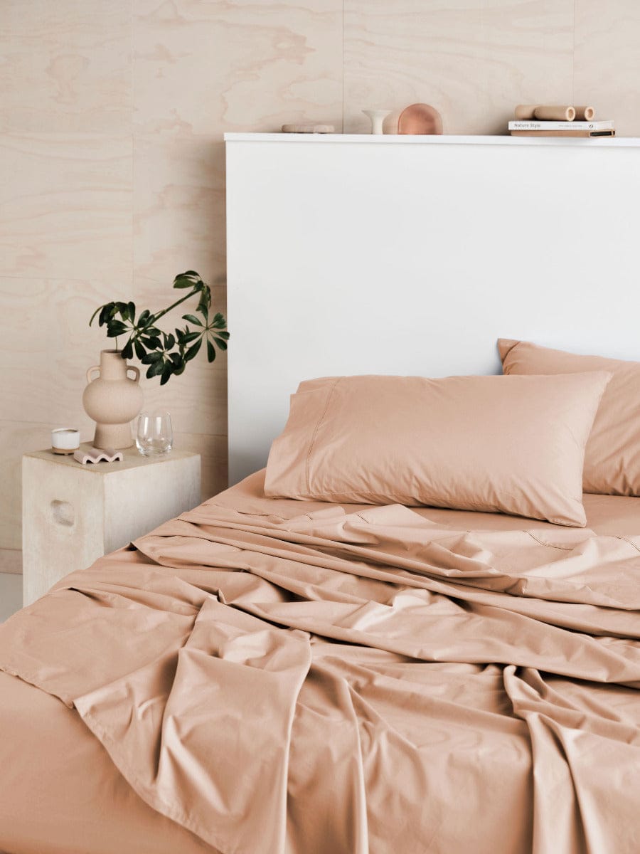 Linen House Bed Sheets LINEN HOUSE VIENNA | CLAY SHEET SET
