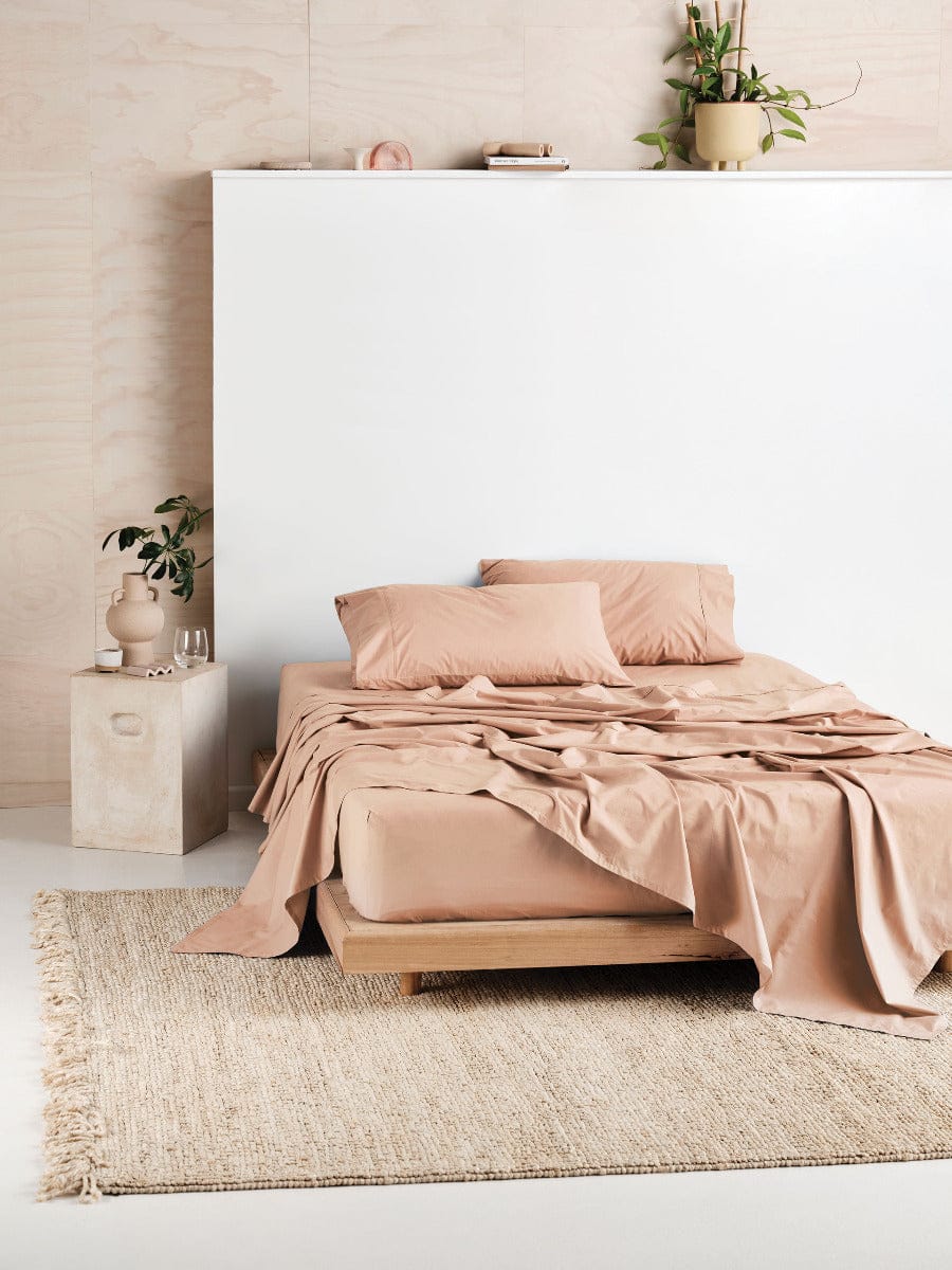 Linen House Bed Sheets LINEN HOUSE VIENNA | CLAY SHEET SET