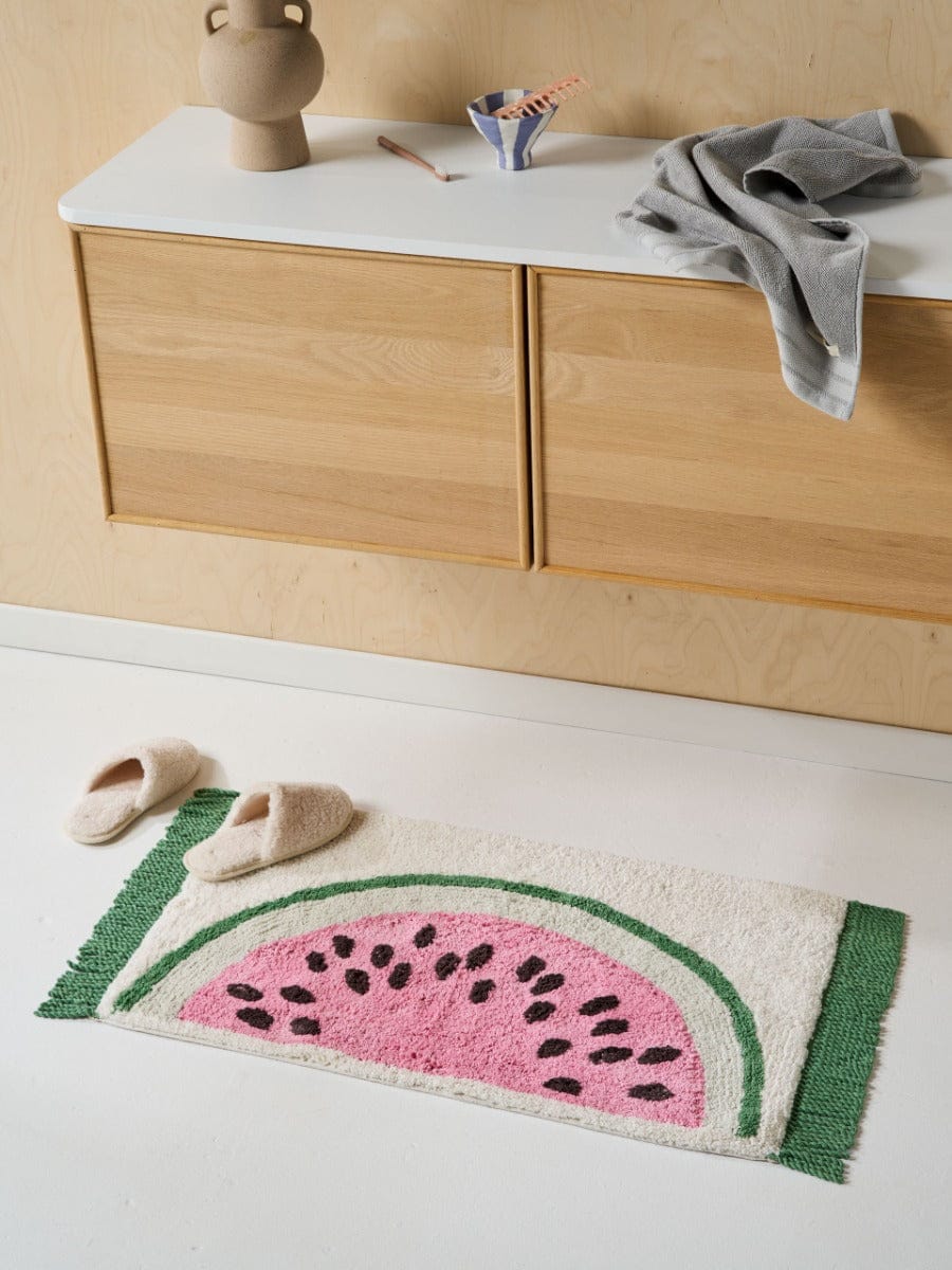 Linen House Bath Mat LINEN HOUSE | WATERMELON MULTI 50X80CM BATH MAT