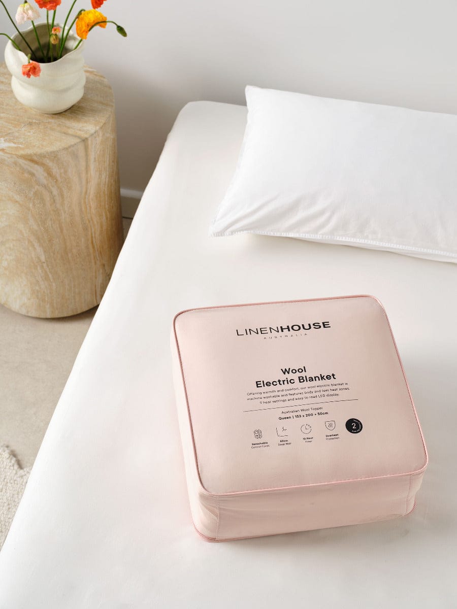 Linen House Electric Blanket LINEN HOUSE WOOLEN ELECTRIC BLANKET