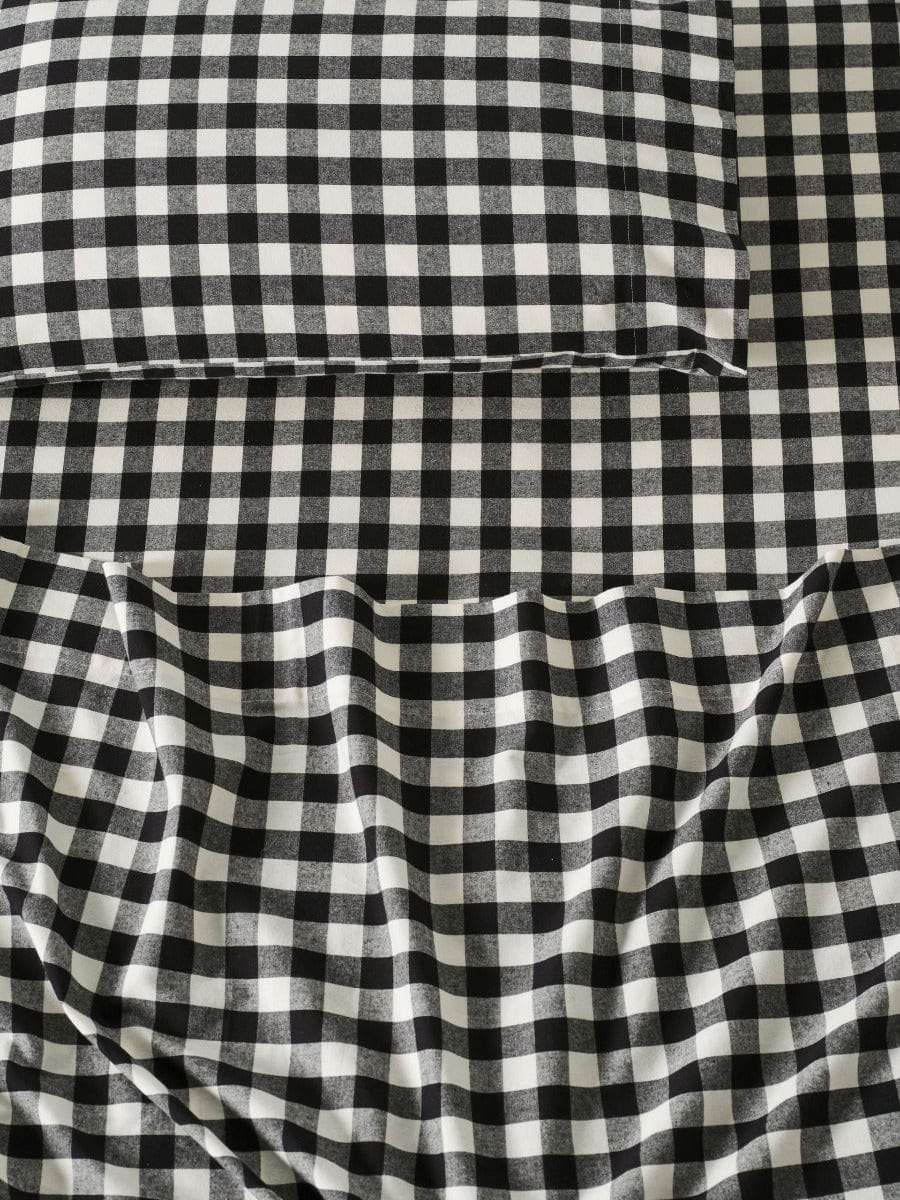 Linen House Bed Sheets LINEN HOUSE WREN SHEET SET - BLACK