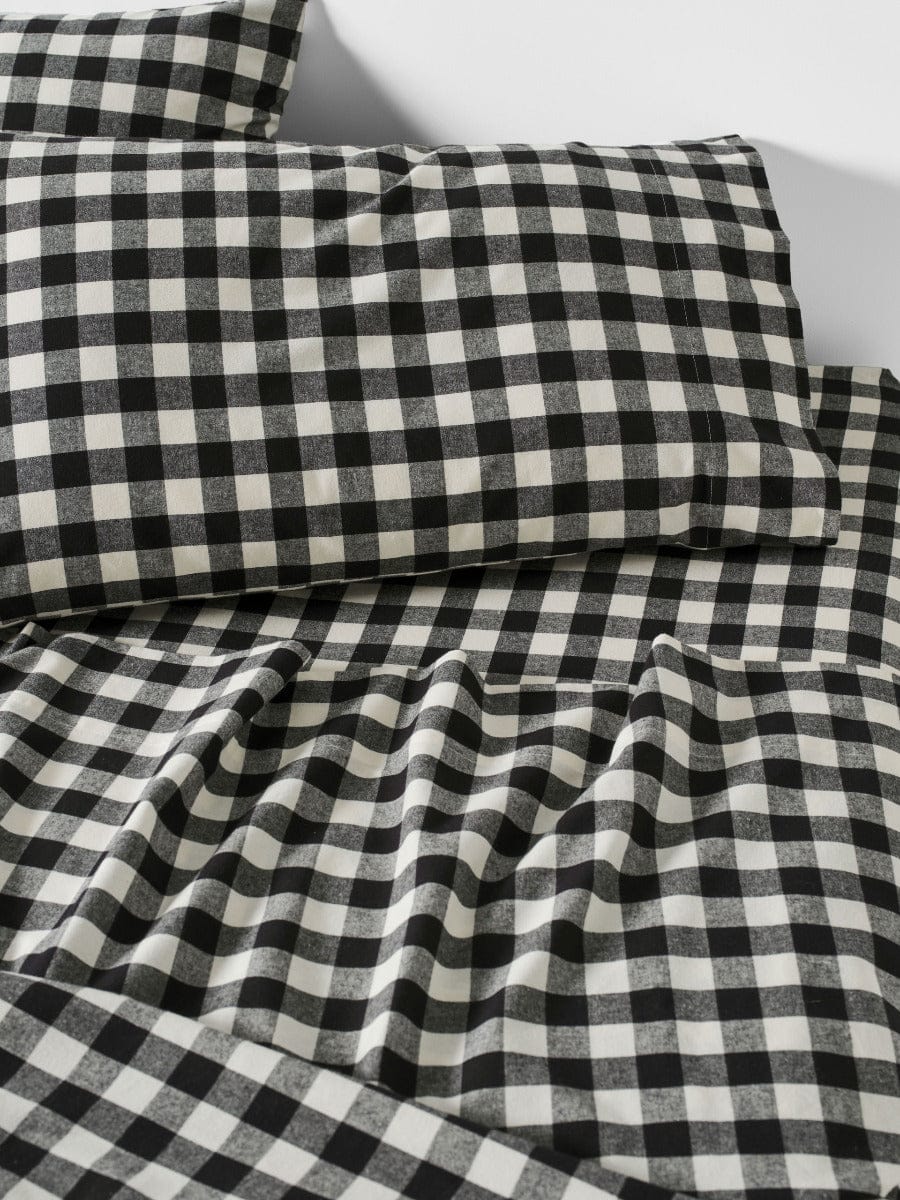 Linen House Bed Sheets LINEN HOUSE WREN SHEET SET - BLACK