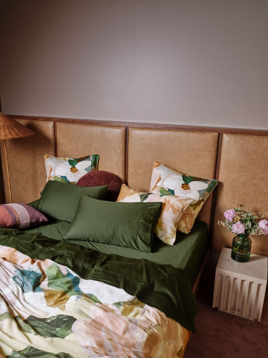 Linen House Quilt Cover LINEN HOUSE YILENNA | ROSEWOODY QUILT COVER SET