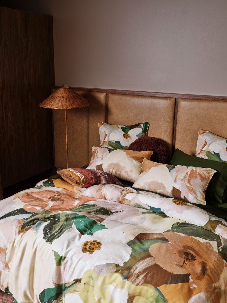 Linen House Quilt Cover LINEN HOUSE YILENNA | ROSEWOODY QUILT COVER SET