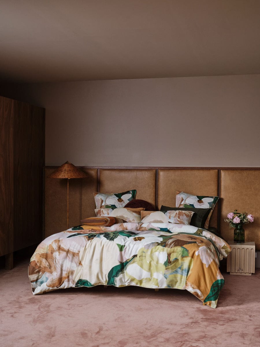 Linen House Quilt Cover LINEN HOUSE YILENNA | ROSEWOODY QUILT COVER SET