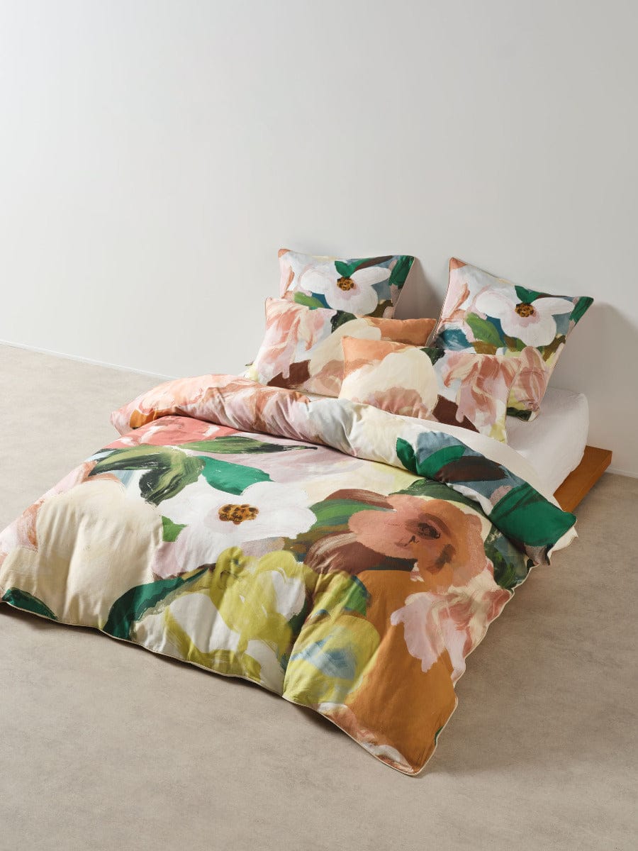 Linen House Quilt Cover LINEN HOUSE YILENNA | ROSEWOODY QUILT COVER SET