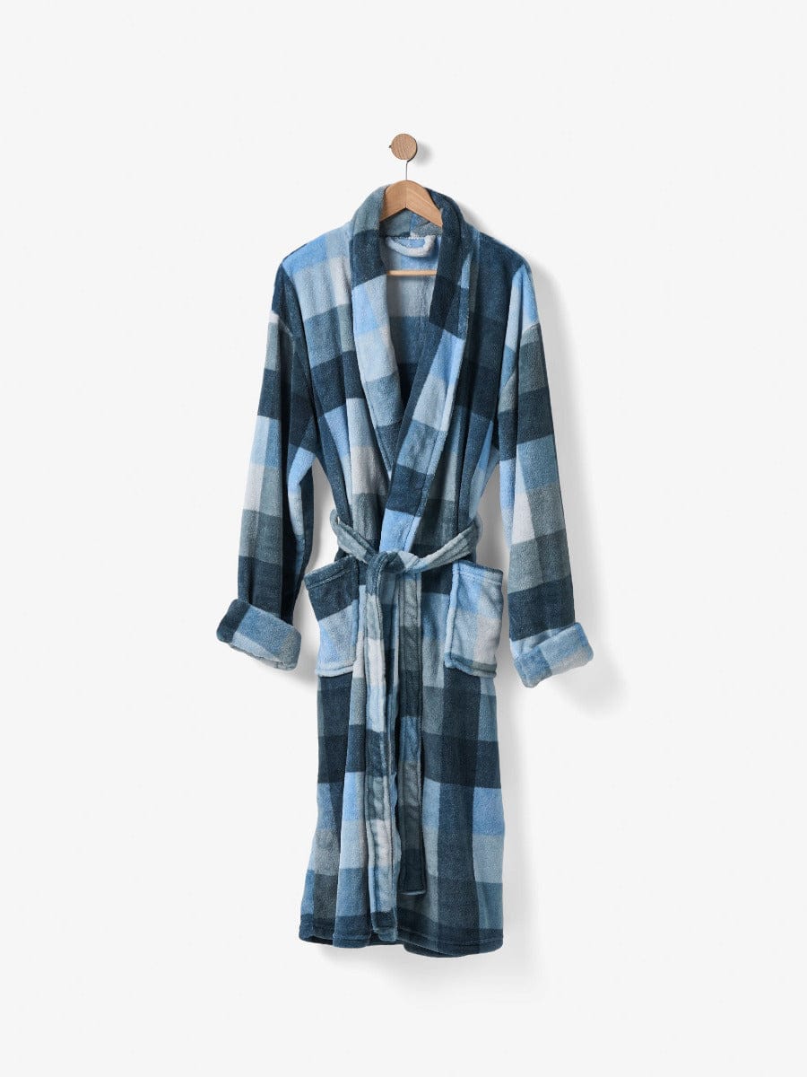 Linen House Bath Robe Navy / One Size LINEN HOUSE | ALEC BATH ROBE