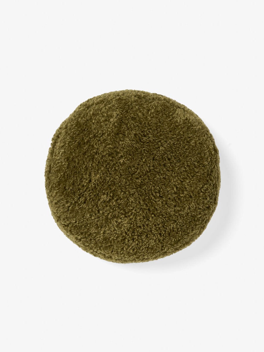 Linen House Pillows/Cushions Olive LINEN HOUSE SHETLAND ROUND CUSHION