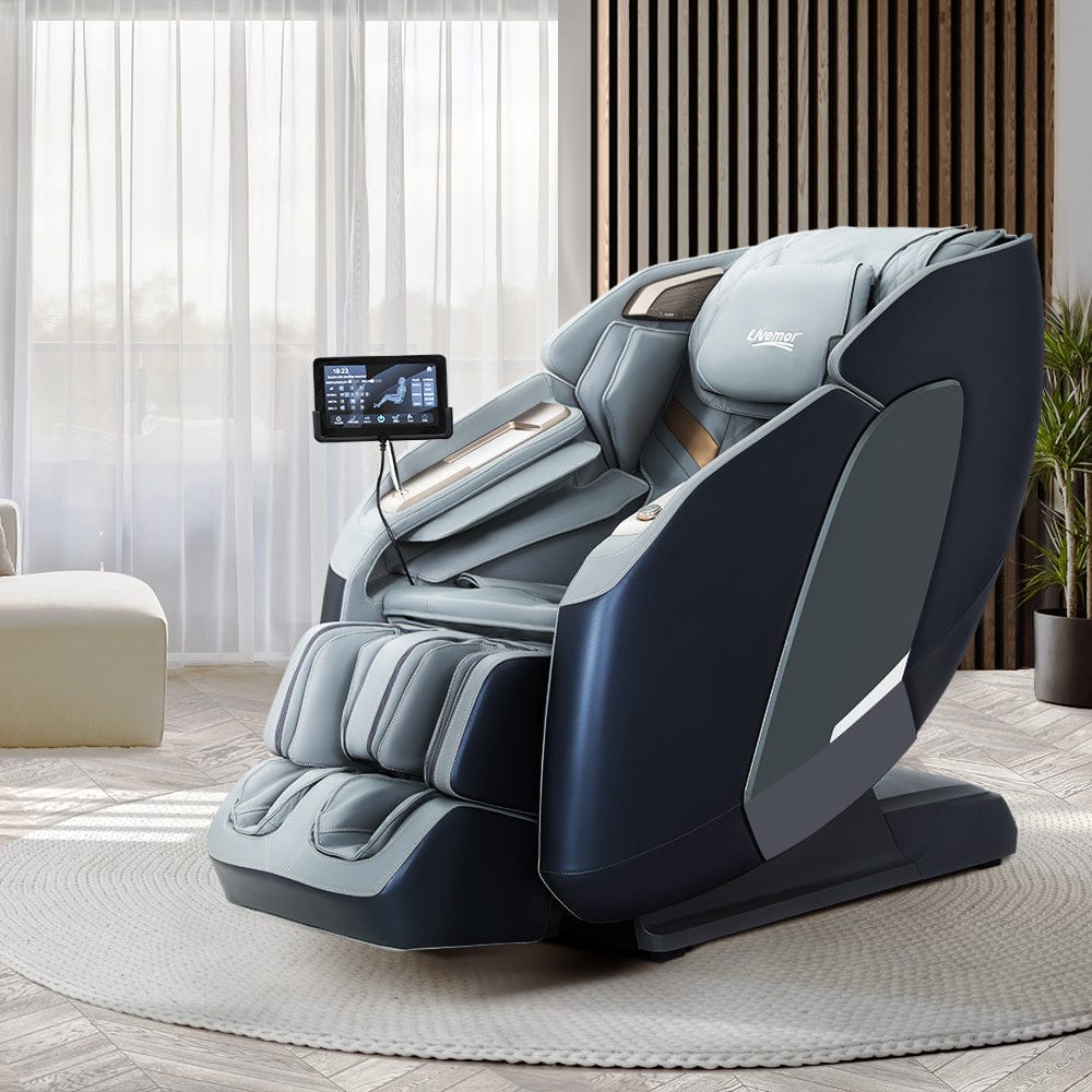 Livemor Massage Chair 4D Massage Chair Electric Recliner Double Core Mechanism Massager Melisa