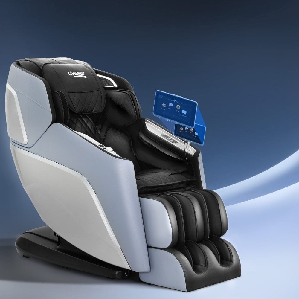 Livemor Massage Chair 4D Massage Chair Electric Recliner Home Massager Garin
