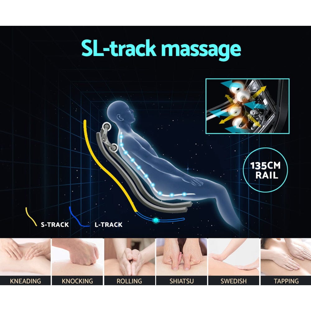Livemor Massage Chair 4D Massage Chair Electric Recliner Home Massager Garin
