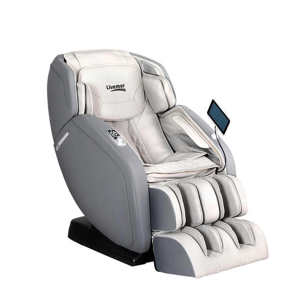 Livemor Massage Chair 4D Massage Chair Electric Recliner Home Massager Gary