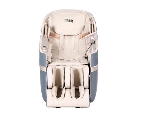 Livemor Massage Chair 4D Massage Chair Electric Recliner Home Massager Gray Sina