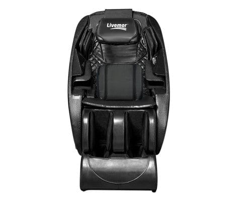 Livemor Massage Chair Massage Chair Zero Gravity Electric Massage Recliner Chair Deluxe Black