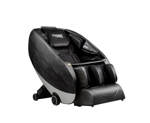Livemor Massage Chair Massage Chair Zero Gravity Electric Massage Recliner Chair Deluxe Black