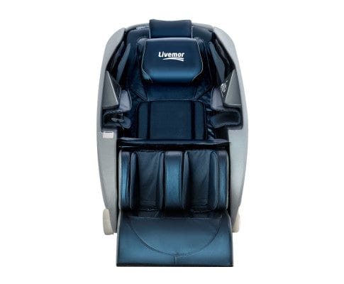 Livemor Massage Chair Massage Chair Zero Gravity Electric Massage Recliner Chairs Deluxe Blue