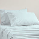 Logan & Mason 250TC POLY/COTTON PERCALE SHEET SET - CHAMBRAY Logan & Mason