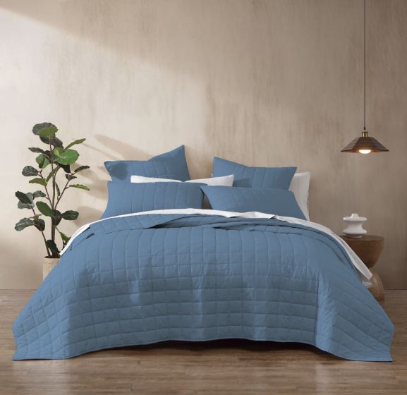 Logan & Mason RHODES STEEL COVERLET Logan & Mason