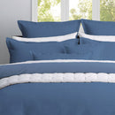 Platinum Collection ASCOT STEEL QUILT COVER SET Platinum Collection