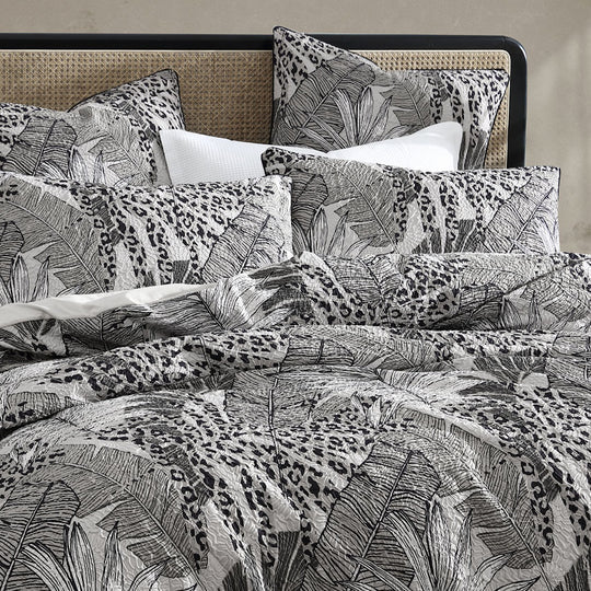 Platinum Collection BORNEO HAZE QUILT COVER SET Platinum Collection