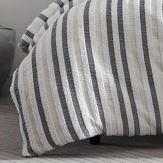 Platinum Collection BOSTON WHITE QUILT COVER SET Platinum Collection