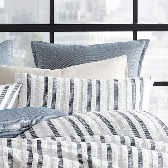 Platinum Collection BOSTON WHITE QUILT COVER SET Platinum Collection