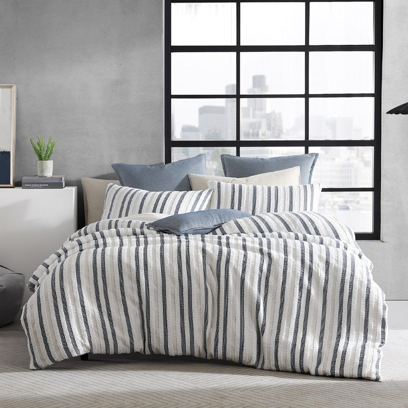 Platinum Collection BOSTON WHITE QUILT COVER SET Platinum Collection