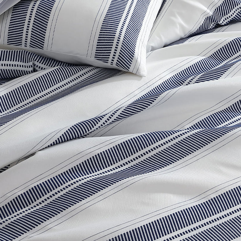 Platinum Collection CADET NAVY QUILT COVER SET Platinum Collection