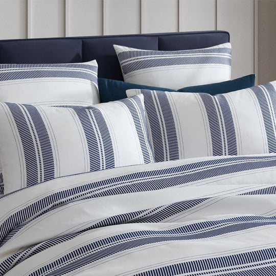 Platinum Collection CADET NAVY QUILT COVER SET Platinum Collection