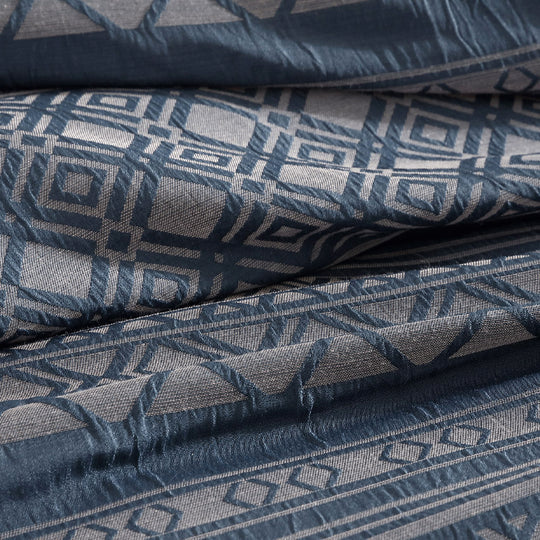 Platinum Collection ORLANDO INDIGO QUILT COVER SET Platinum Collection