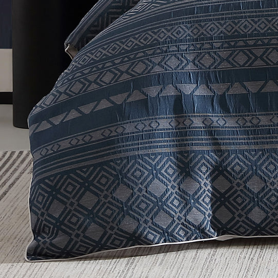 Platinum Collection ORLANDO INDIGO QUILT COVER SET Platinum Collection