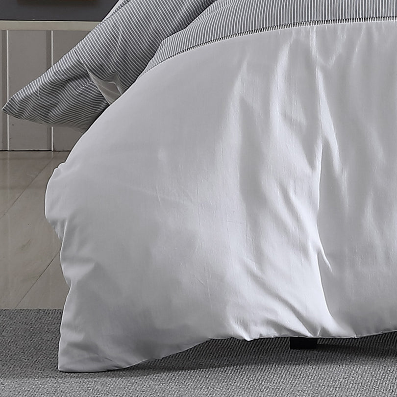 Platinum Collection RADLEY CHARCOAL QUILT COVER Platinum Collection