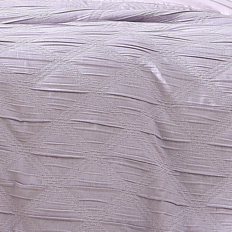 Platinum Collection REINE LILAC QUILT COVER SET Platinum Collection