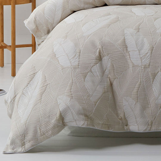 Platinum Collection TAHITI TAN QUILT COVER Platinum Collection