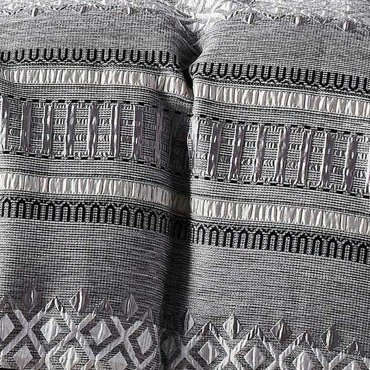 Platinum Collection TRIBECA STEEL QUILT COVER SET Platinum Collection