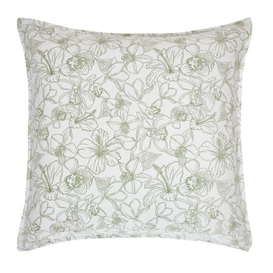 Logan & Mason Quilt Cover Logan & Mason 100% COTTON AVIARY GREEN QUILT COVER SET
