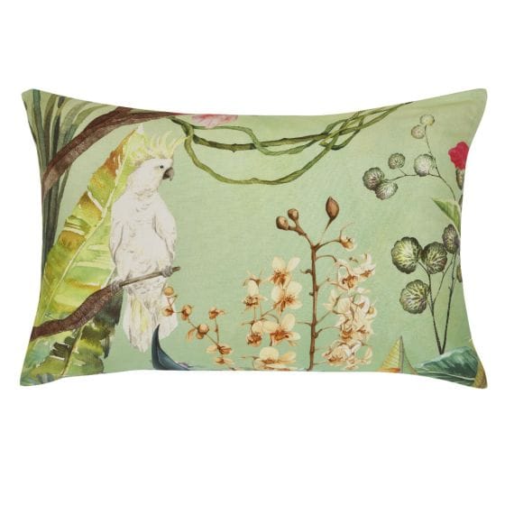 Logan & Mason Quilt Cover Logan & Mason 100% COTTON AVIARY GREEN QUILT COVER SET