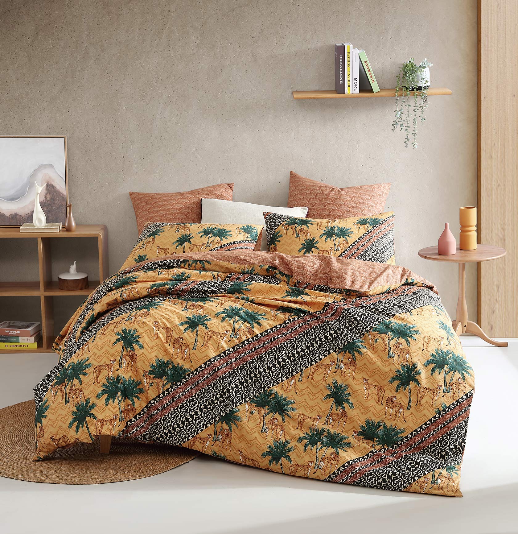 Logan & Mason Quilt Cover Logan & Mason KALIHARI SAND QUILT COVER SET