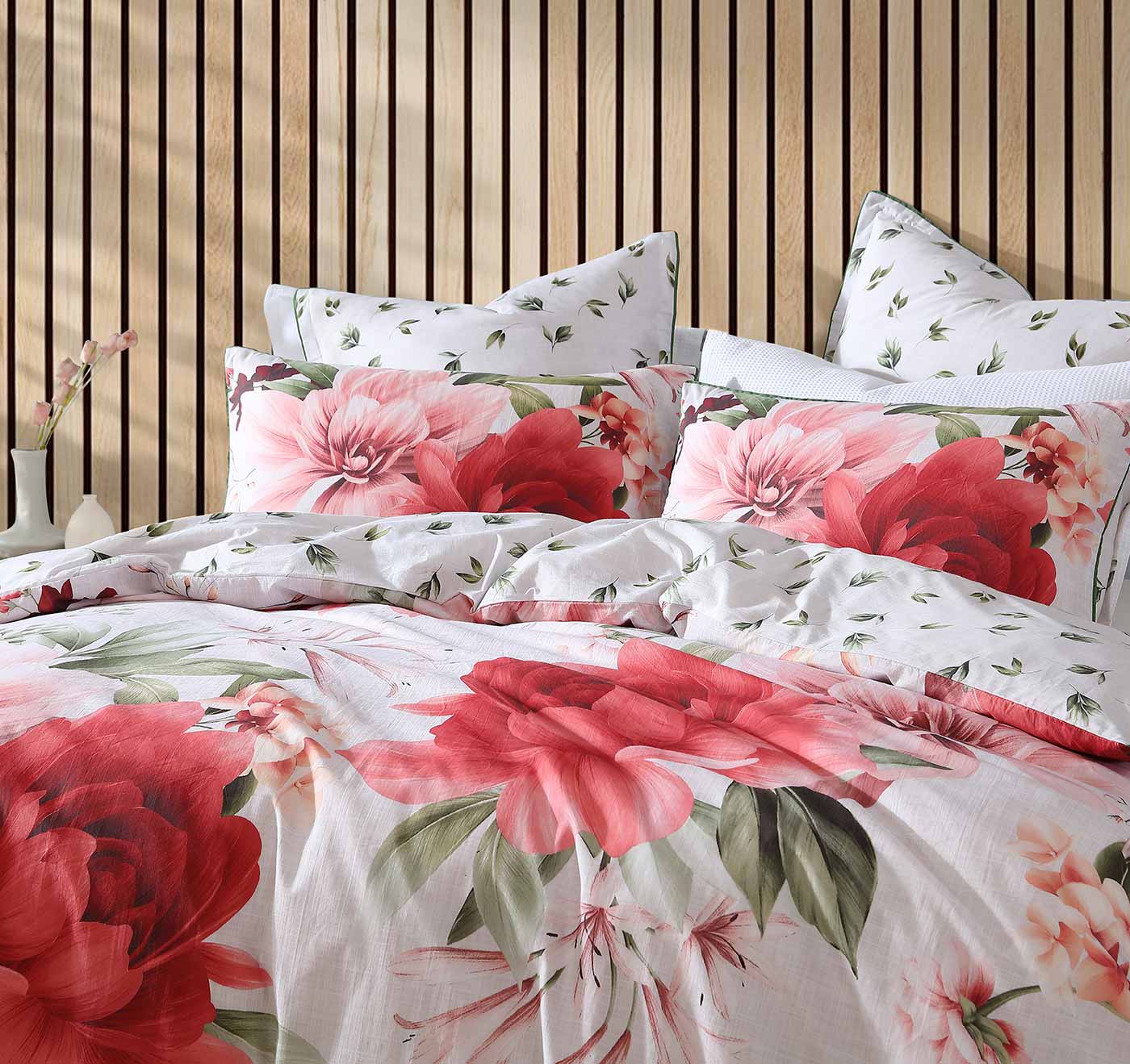 Logan & Mason Quilt Cover Logan & Mason PHOEBE ROSE QUILT COVER SET